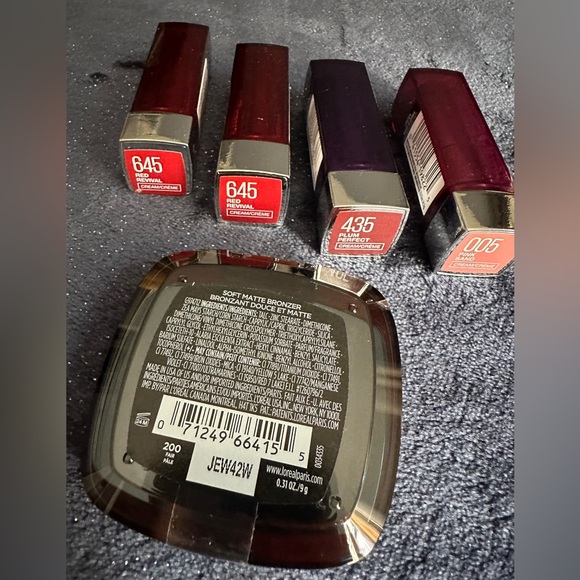 Maybelline lipstick & Bronzer Colors 645 and 435 and 005. MAKEUP BUNDLE #17 - Picture 2 of 9